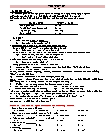 Bài tập Tiếng Anh Lớp 9 - Tag Question