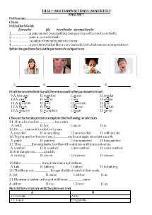 Đề kiểm tra viết 45 phút giữa học kì 1 môn Tiếng Anh Lớp 7 (Thí điểm)