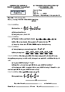 Đề thi chọn học sinh giỏi cấp huyện môn Toán Lớp 8 - Năm học 2023-2024 - Trần Trung Tiến (Có đáp án)