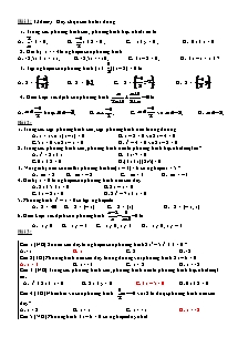 Đề thi học kì 2 môn Toán Lớp 8