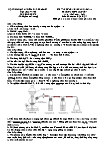 Đề thi tuyển sinh lớp 10 THPT chuyên môn Hóa học - Năm học 2023-2024 - Trường THPT chuyên Đại học Vinh