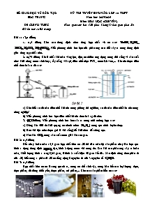 Đề thi tuyển sinh lớp 10 THPT môn Hóa học (Chuyên) - Năm học 2023-2024 - Sở GD&ĐT Sóc Trăng