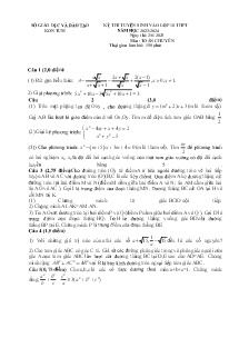 Đề thi tuyển sinh vào lớp 10 THPT vòng 2 môn Toán (Chuyên) - Năm học 2023-2024 - Sở GD&ĐT Kon Tum
