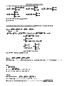 Đề thi chọn học sinh giỏi môn Toán Lớp 9 - Phương trình vô tỷ