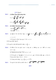 Đề thi giữa học kì 1 môn Toán 9 (Có đáp án)
