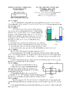 Đề thi chọn HSG cấp huyện năm học 2017-2018 môn Vật Lý Lớp 8 - Phòng GD&ĐT Huyện Thọ Xuân (Có đáp án)