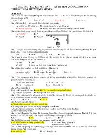 Đề thi đề xuất THPT Quốc Gia năm 2019 môn Vật Lý - Trường THCS&THPT Nguyễn Khuyến (Có đáp án)