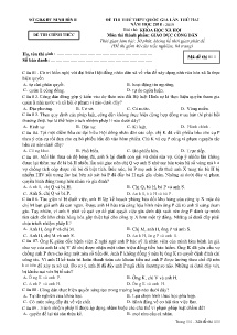 Đề thi thử THPT Quốc Gia lần thứ hai năm học 2018-2019 môn Giáo Dục Công Dân - Mã đề 011 - Sở GD&ĐT Ninh Bình