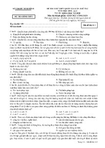 Đề thi thử THPT Quốc Gia lần thứ hai năm học 2018-2019 môn Giáo Dục Công Dân - Mã đề 002 - Sở GD&ĐT Ninh Bình