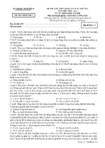 Đề thi thử THPT Quốc Gia lần thứ hai năm học 2018-2019 môn Giáo Dục Công Dân - Mã đề 010 - Sở GD&ĐT Ninh Bình