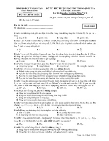 Đề thi thử THPT Quốc Gia năm học 2018-2019 môn Vật Lí - Mã đề 018 - Sở GD&ĐT Ninh Bình