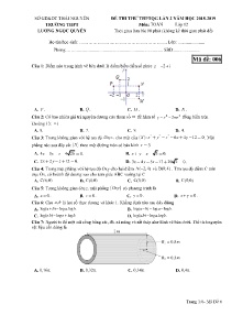 Đề thi thử THPTQG lần 2 năm học 2018-2019 môn Toán Lớp 12 - Mã đề 006 - Trường THPT Lương Ngọc Quyến